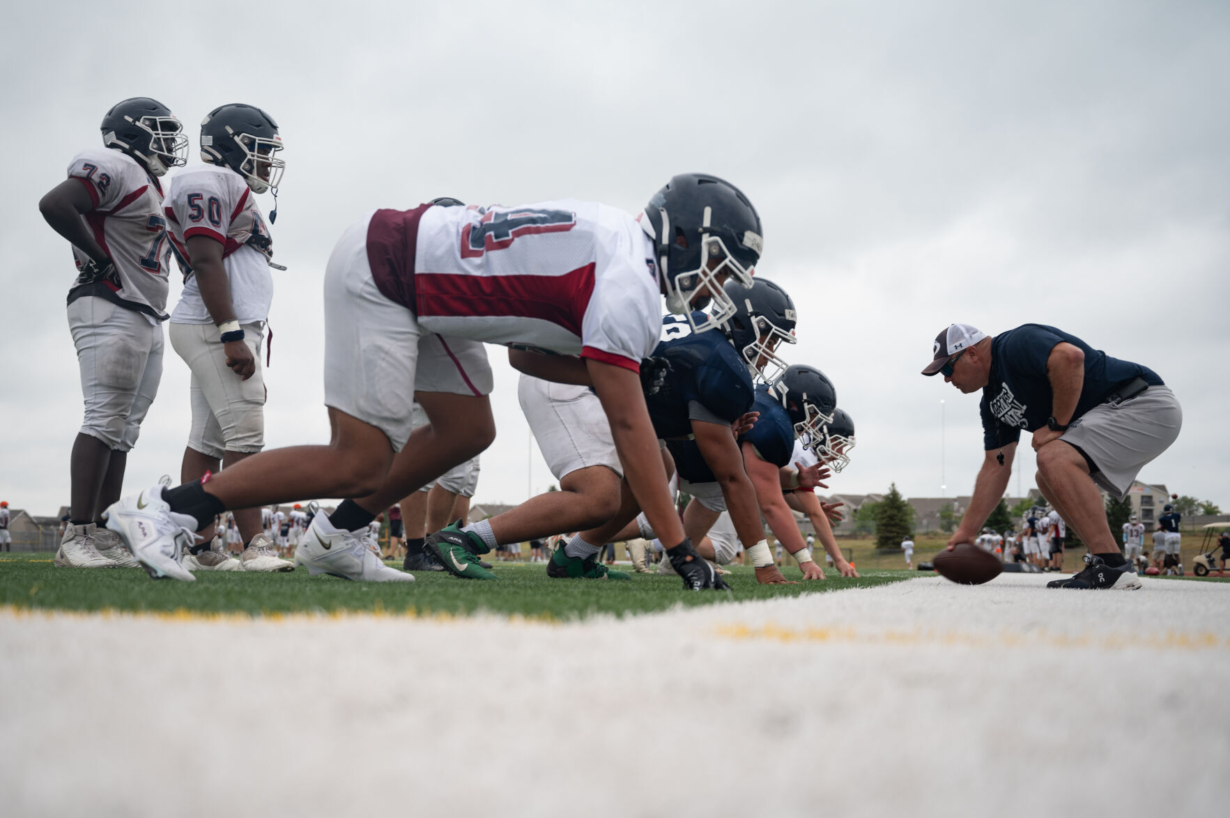 Lincoln North Star Football Practice, 8:15 a.m.